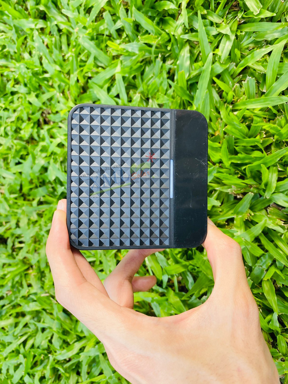 กริ่งโซล่าเซลล์ อเนกประสงค์ สีดำ (Solar Doorbell)