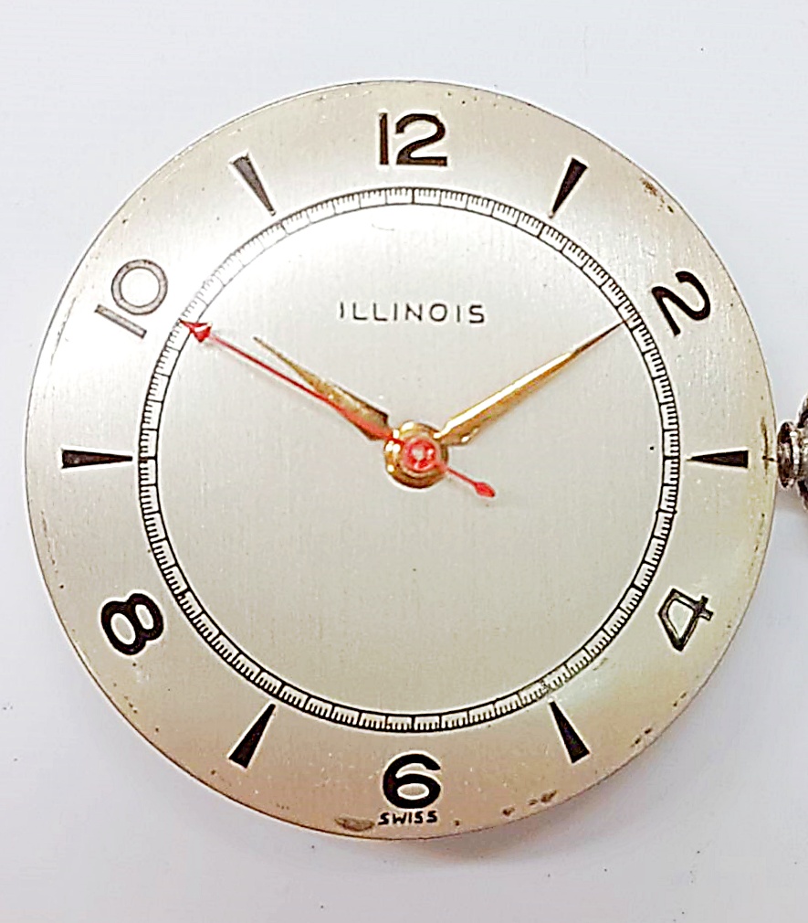 นาฬิกาเก่า ILLINOIS ออโตเมติก