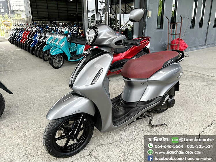 GRAND FILANO ปี67 ABS กุญแจรีโมท เครื่องเดิมแน่น ชุดสีสวยเป๊ะ หรูหรา ศูนย์ดี ประหยัด เครื่องดีเยี่ยม ราคา 59,900