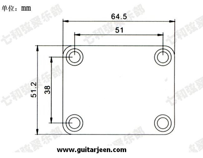 เพลทยึดคอ fender