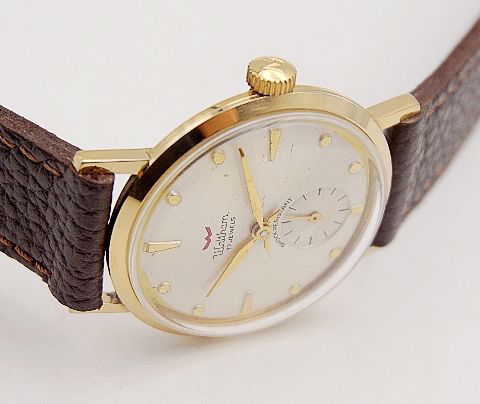 นาฬิกาเก่า WALTHAM ไขลานสองเข็มครึ่ง