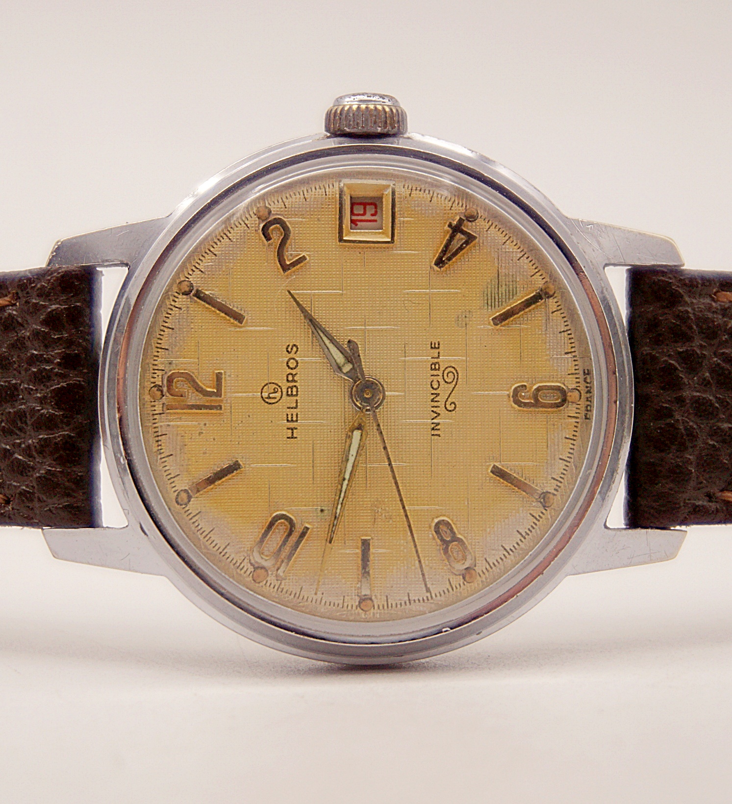 นาฬิกาเก่า HELBROS ไขลาน