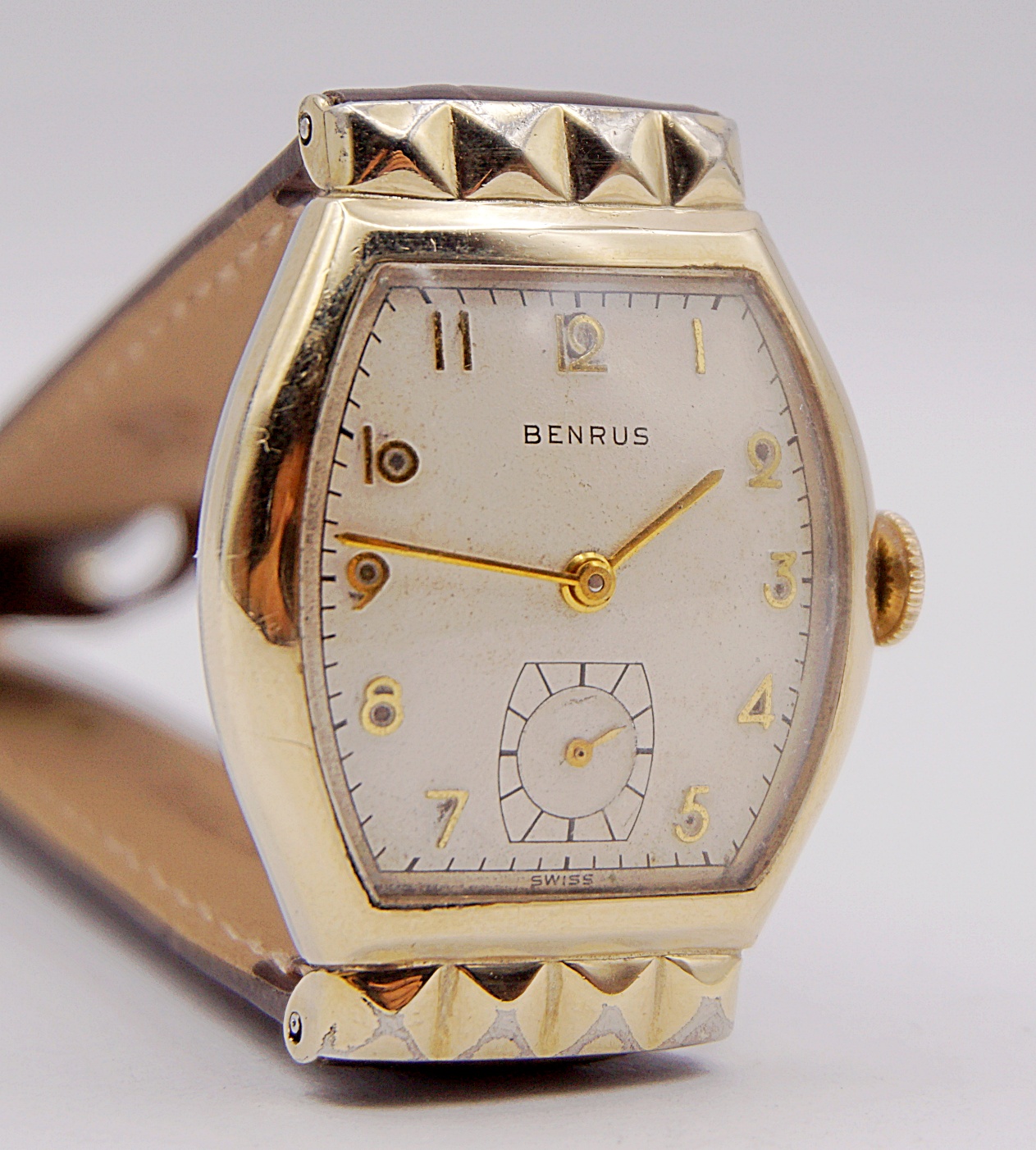 นาฬิกาเก่า BENRUS ไขลานสองเข็มครึ่ง