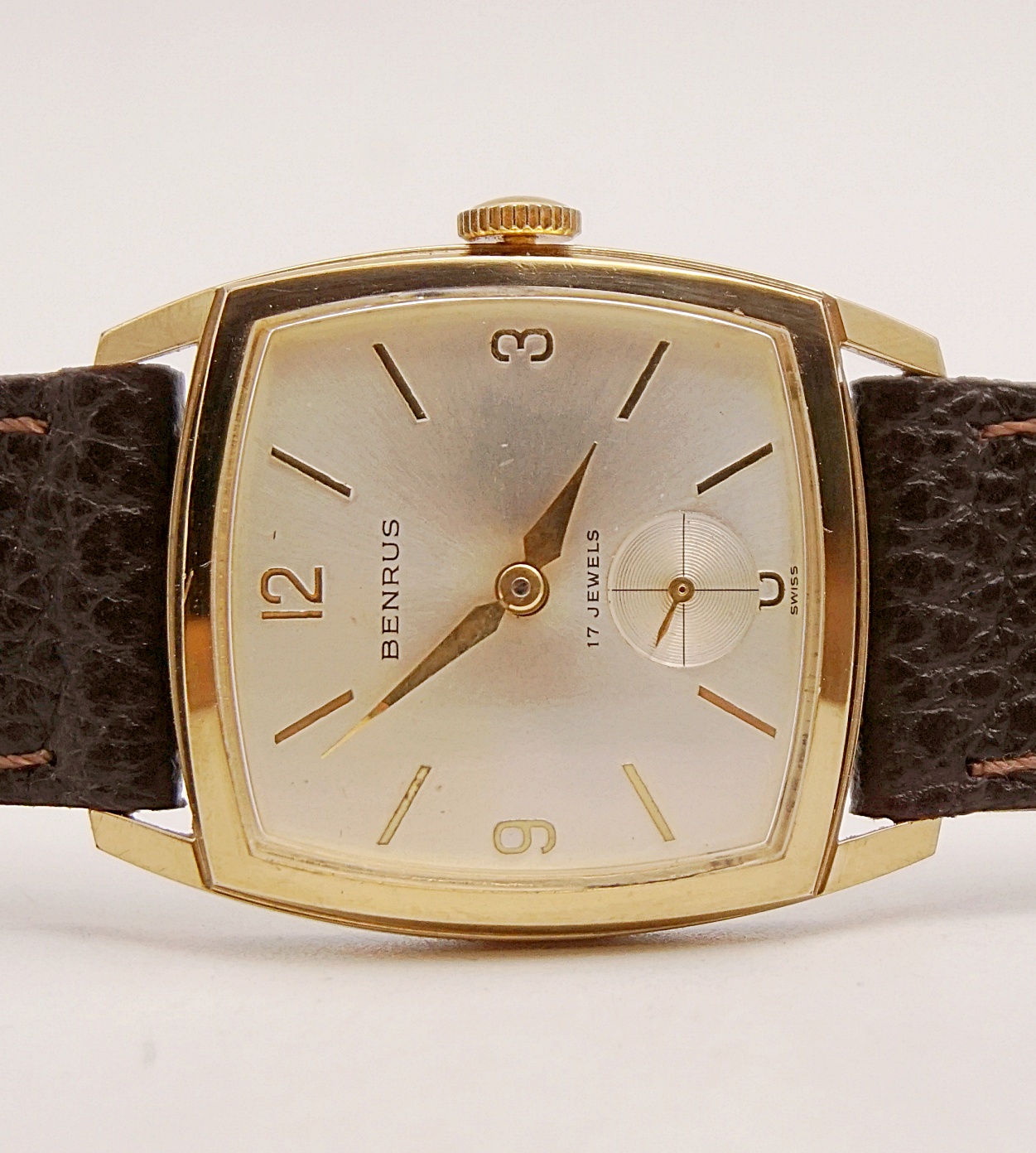 นาฬิกาเก่า BENRUS ไขลานสองเข็มครึ่ง