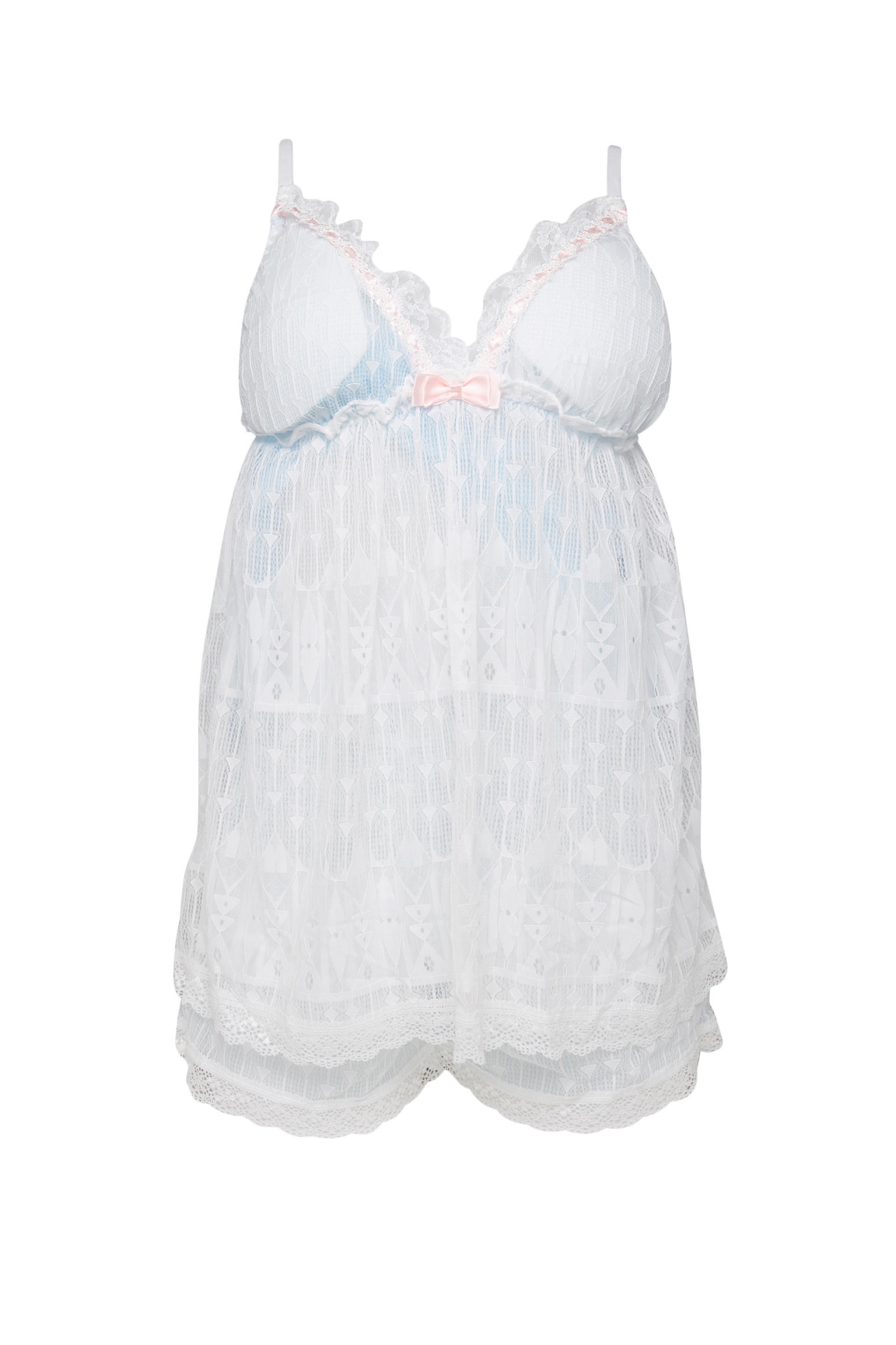 ชุดนอนลูกไม้ เนื้อนิ่มใส่สบายไม่คัน พร้อมกางเกงขาสั้นเข้าชุด ฟรีไซส์ มี 3 สี ชมพู ขาว ฟ้า ฟรีไซส์ ราคาส่ง 3 ชิ้น คละแบบได้ชุดละ 490 บาท