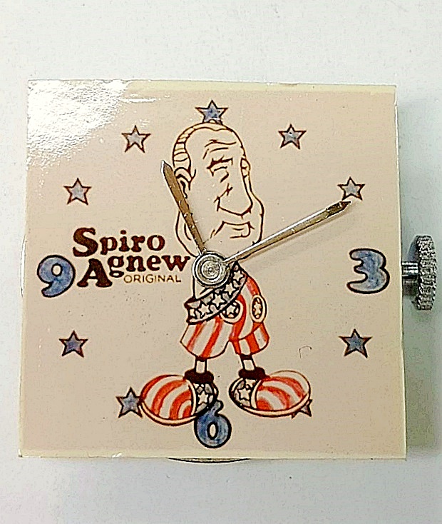 นาฬิกาเก่า SPIRO AGNEW ไขลาน