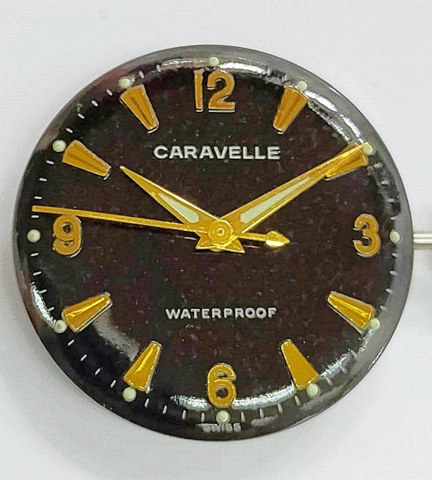 นาฬิกาเก่า CARAVELLE ไขลาน