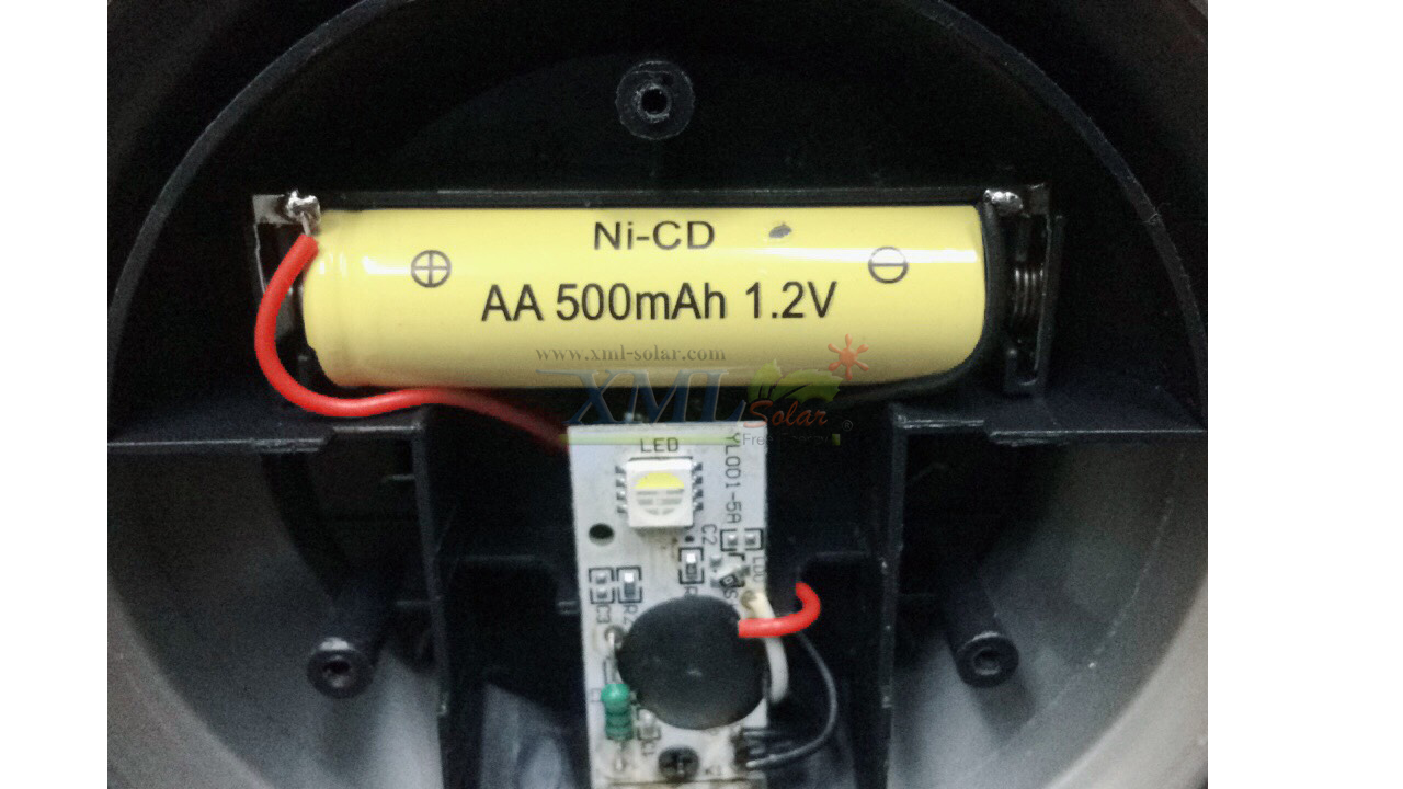 ไฟปักสนามโซล่าเซลล์ 1 LED เเสง ขาว + หลากสี ( 2 in 1 ) 1 แถม 5