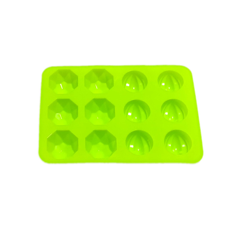 โมล(mold) แม่พิมพ์ซิลิโคน ทำวุ้น ขนม สบู่ งานdiy ทรงกลม 12 ช่อง ( 20 G.)