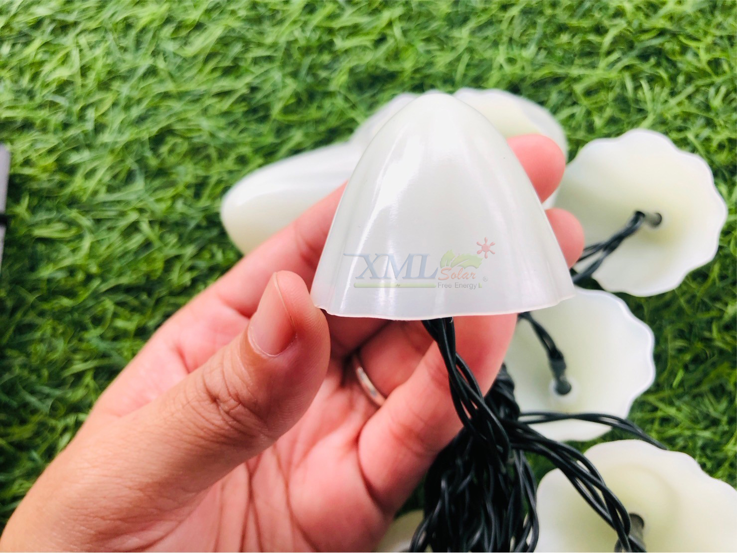 ไฟปักสนามโซล่าเซลล์ รูปเห็ด