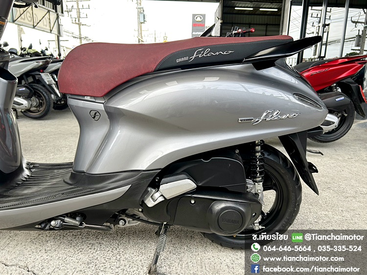 GRAND FILANO ปี67 ABS กุญแจรีโมท เครื่องเดิมแน่น ชุดสีสวยเป๊ะ หรูหรา ศูนย์ดี ประหยัด เครื่องดีเยี่ยม ราคา 59,900