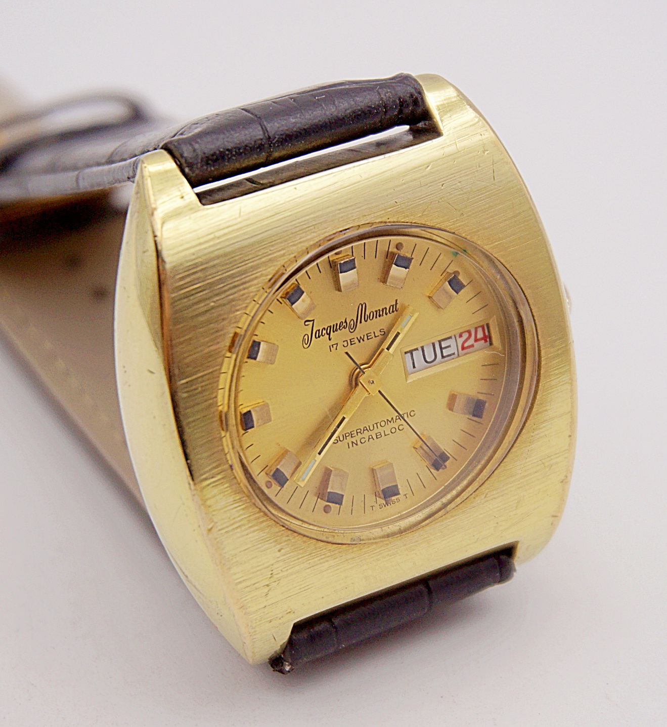 นาฬิกาเก่า JACQUES MONNAT ออโตเมติก