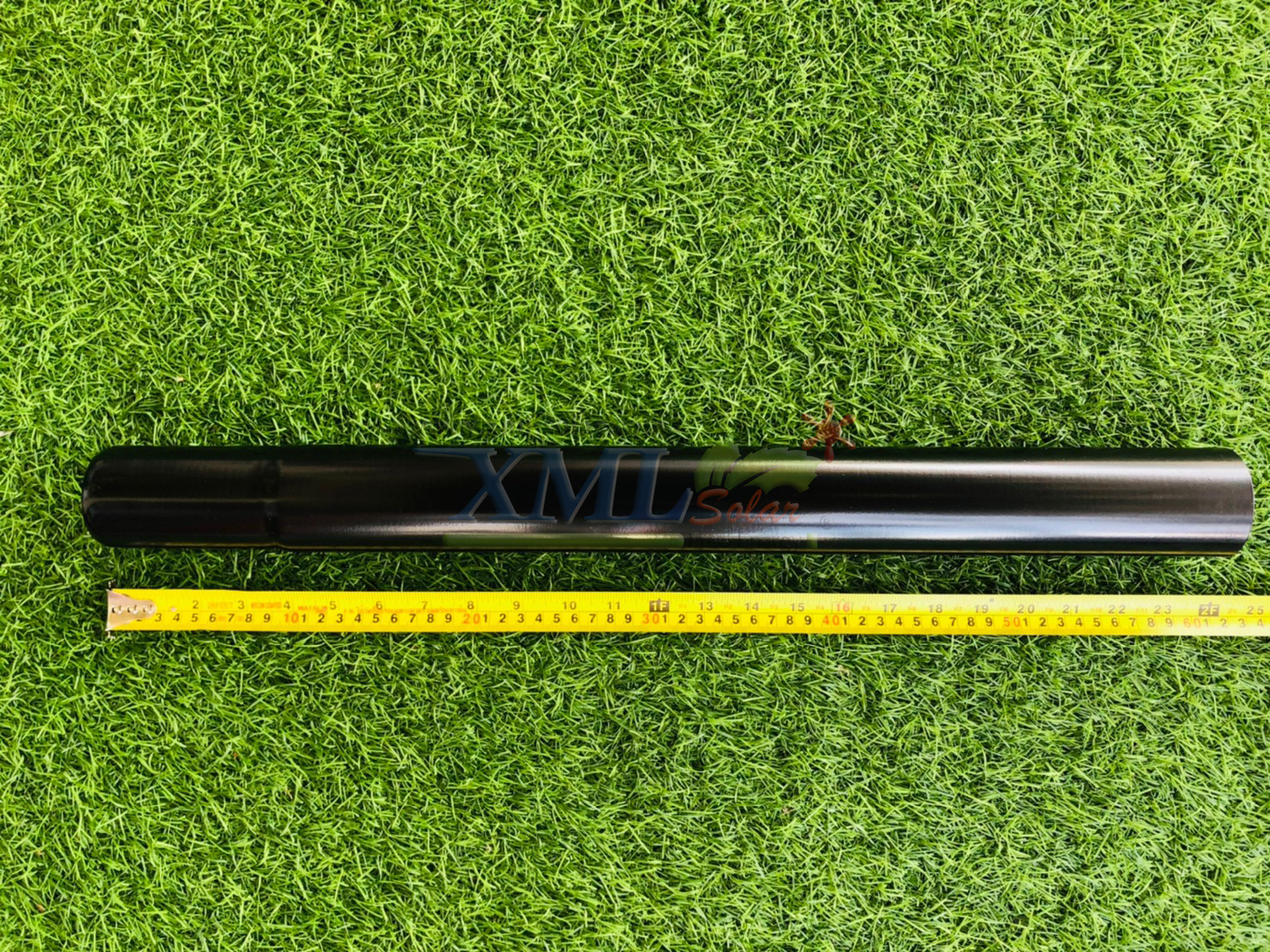 เสาไฟสนาม เหล็กพ่นสีดำ สูง 2.6 เมตร (ปลาย 2 นิ้ว)