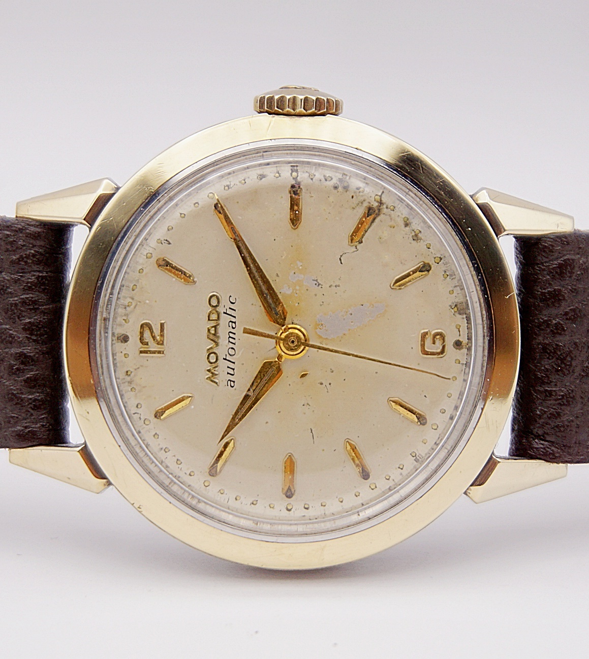 นาฬิกาเก่า MOVADO ออโตเมติกครึ่งรอบ