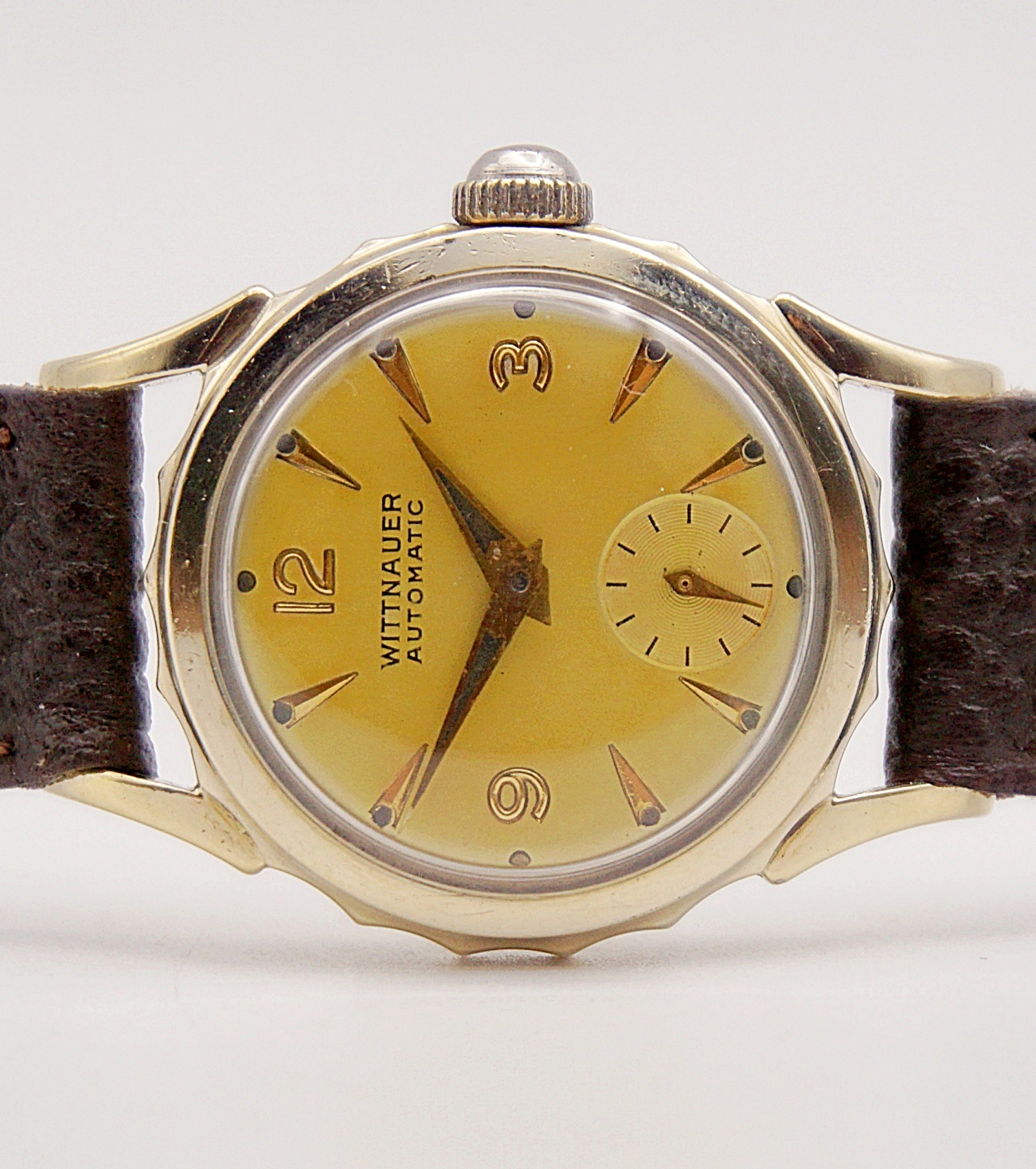 นาฬิกาเก่า WITTNAUER BY LONGINES ออโตเมติกสองเข็มครึ่ง (นาฬิกาผู้หญิง)