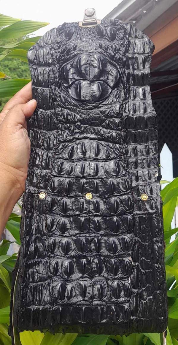 กระเป๋าสะพายข้าง หนังจระเข้