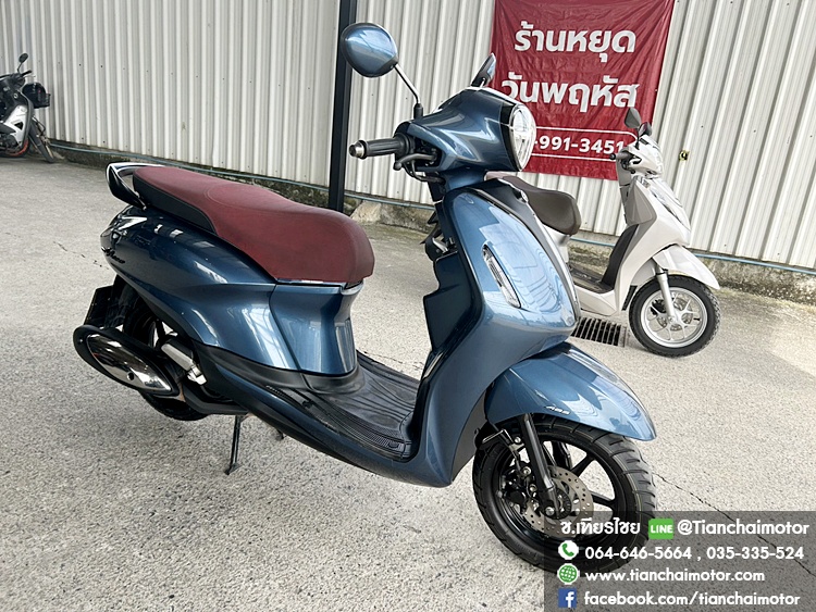 GRAND FILANO ปี67 ABS ตัวรีโมท ชุดสีสวย เครื่องเดิมๆ ขับขี่นิ่ม เครื่องแน่น ประหยัดน้ำมัน ศูนย์ดี ราคา 59,900