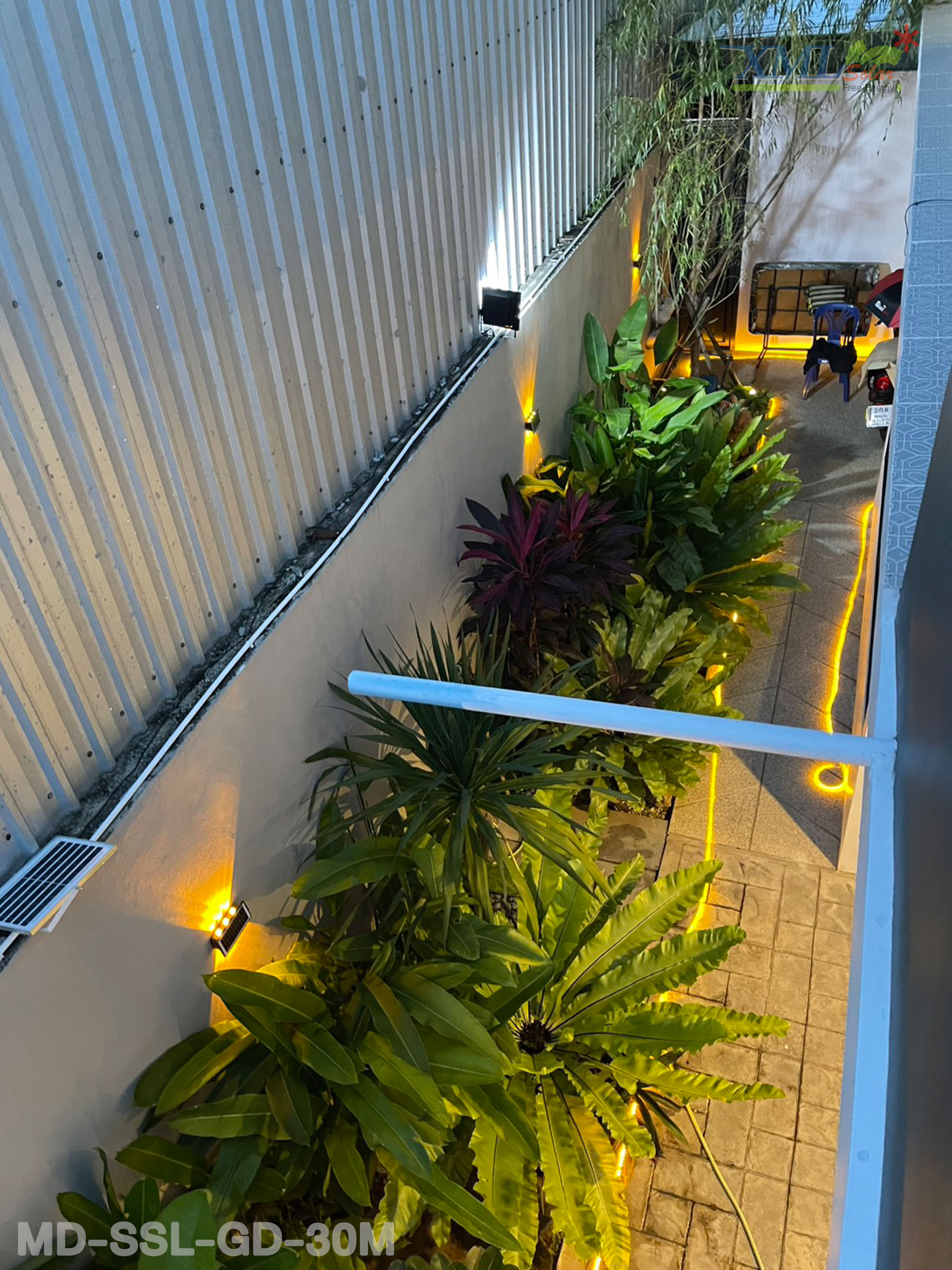 ไฟเส้นโซล่าเซลล์ รุ่น MD-SSL10M/20M/30M