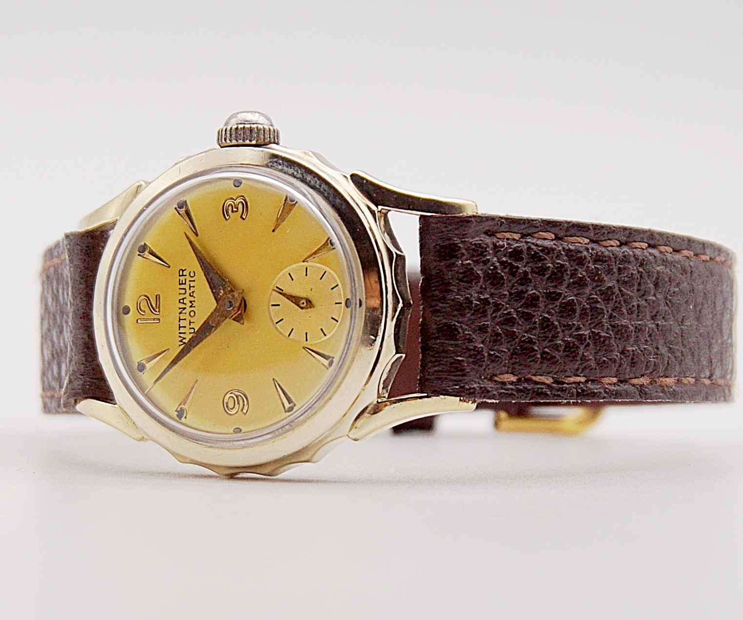 นาฬิกาเก่า WITTNAUER BY LONGINES ออโตเมติกสองเข็มครึ่ง (นาฬิกาผู้หญิง)