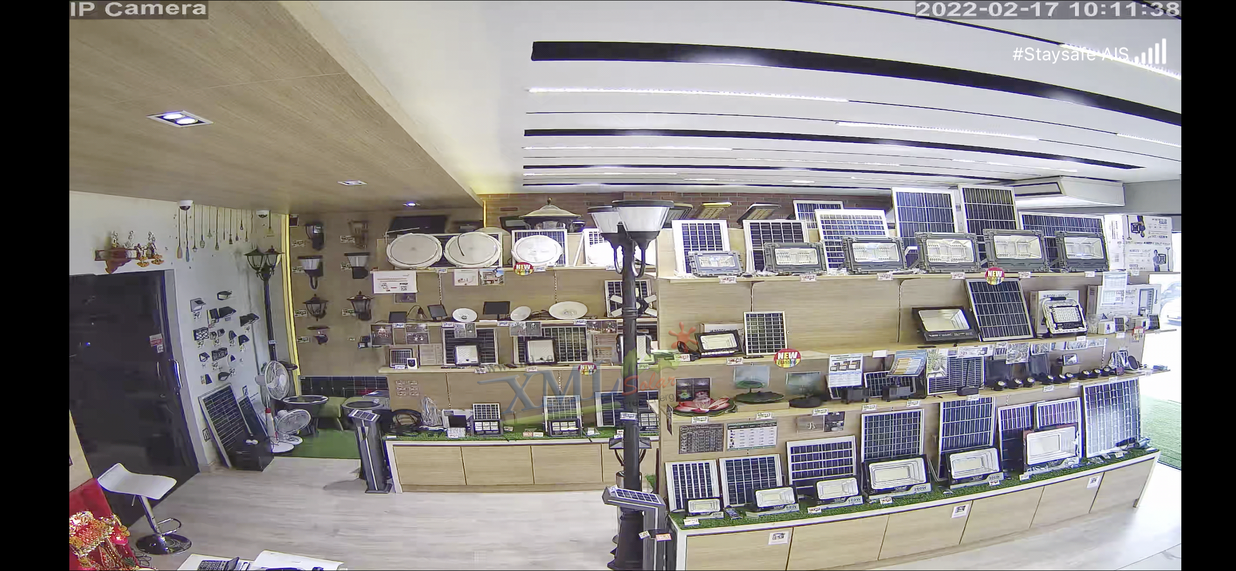 กล้องวงจรปิดโซล่าเซลล์ 80W. / ใช้simcard 4G (1080P) Solar CCTV Camera With 4G