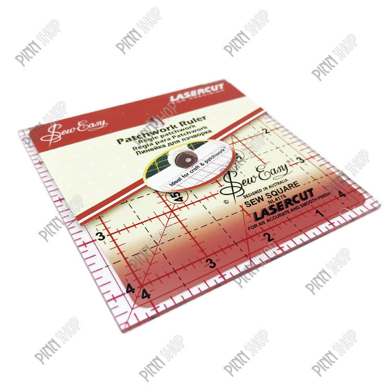 ไม้บรรทัดสำหรับงานควิลท์ Quilt ขนาด 4.5 x 4.5 นิ้ว