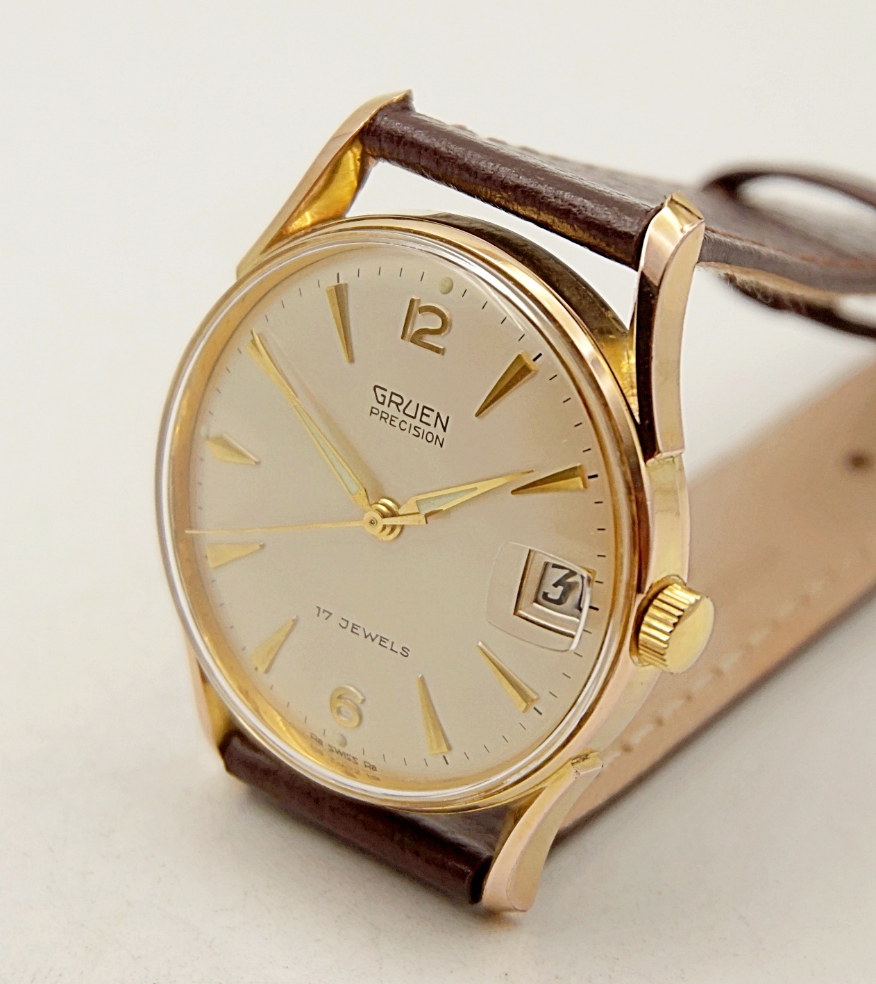 นาฬิกาเก่า GRUEN ไขลาน