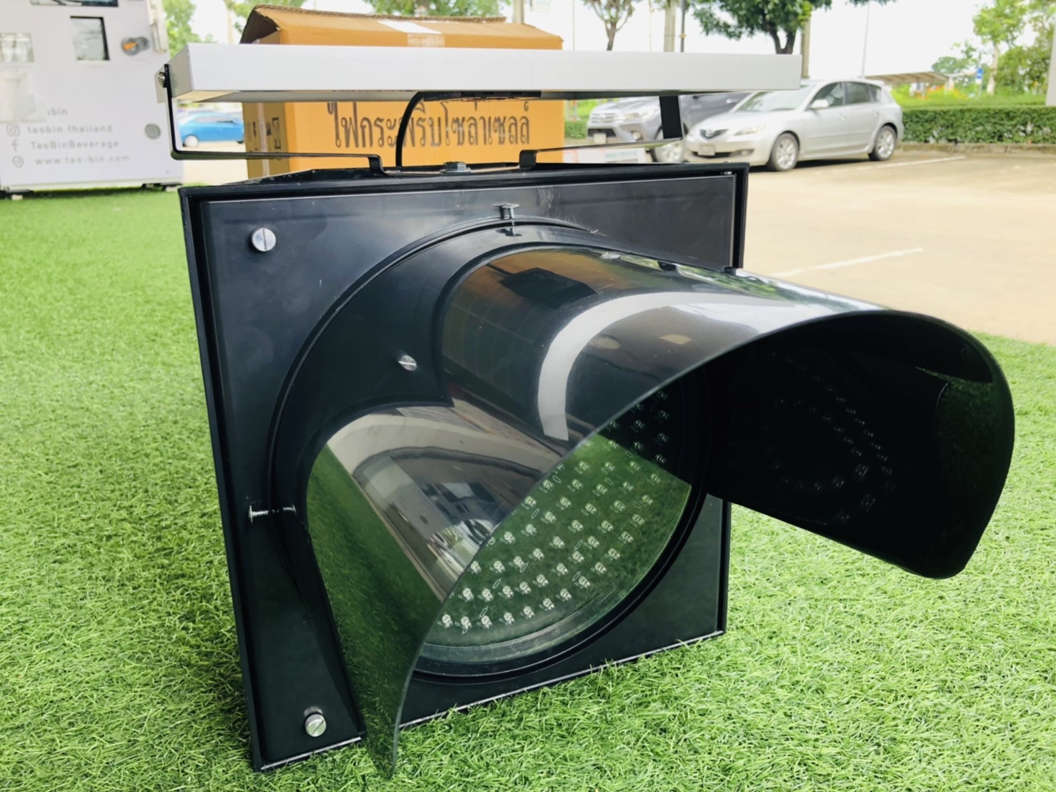 ไฟเตือนจราจร ทางแยก รุ่น 10 watt 170 led (แสง: สีเหลือง)