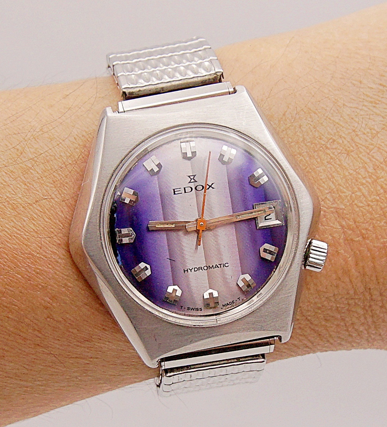 นาฬิกาเก่า EDOX ออโตเมติก