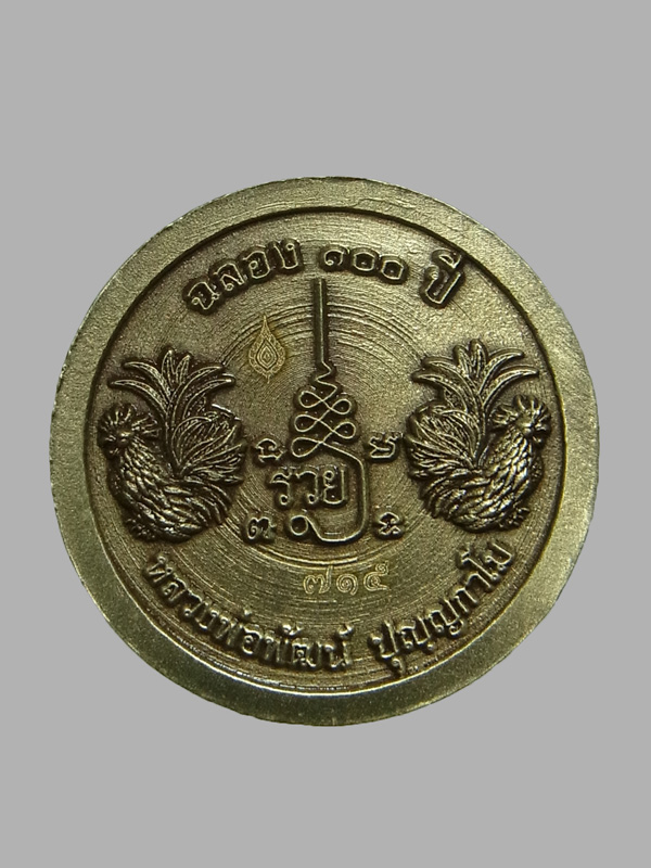 เหรียญฉลอง100ปี หลวงพ่อพัฒน์ ปี2564
