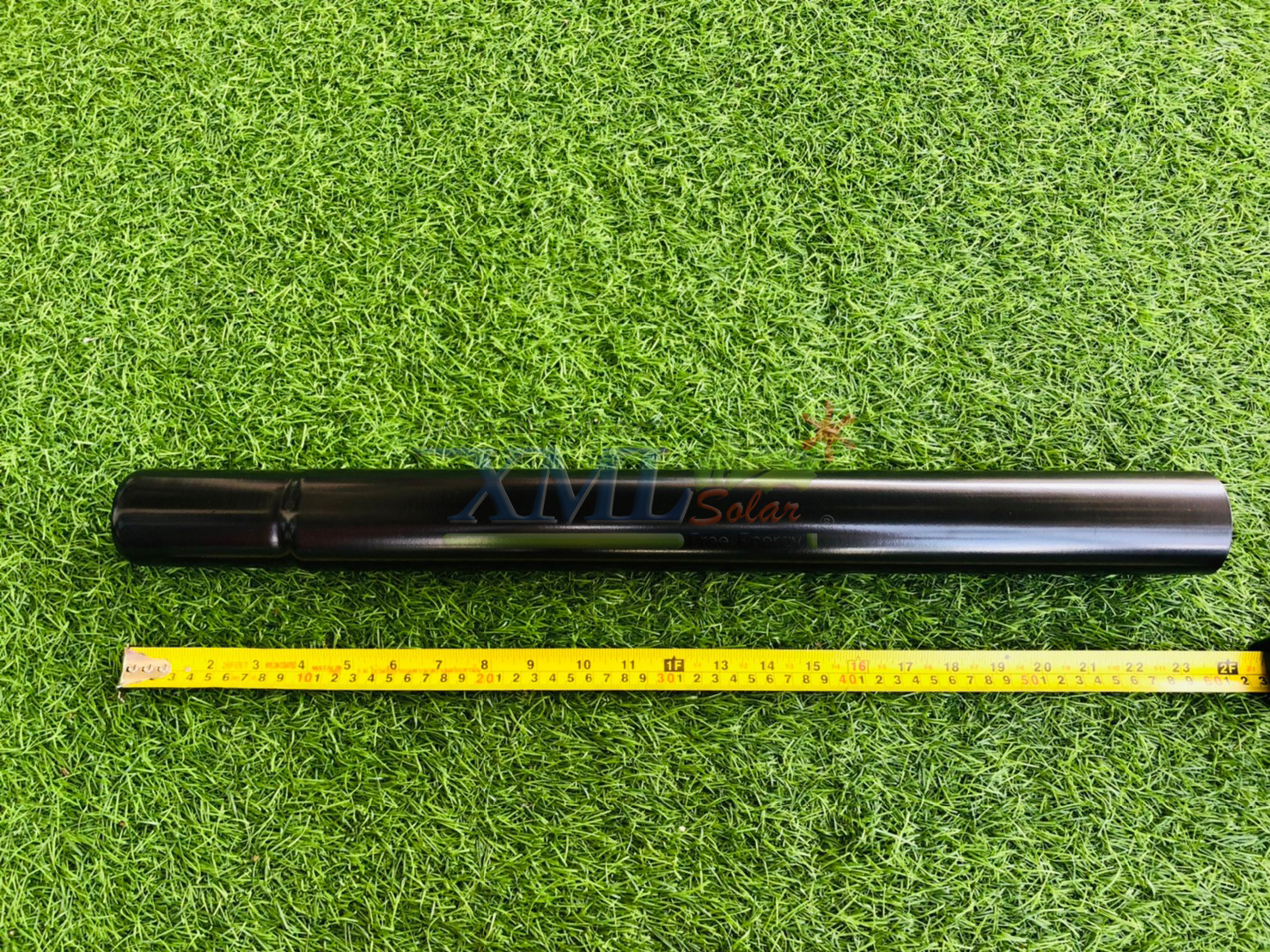 เสาไฟสนาม เหล็กพ่นสีดำ สูง 2.6 เมตร (ปลาย 2 นิ้ว)