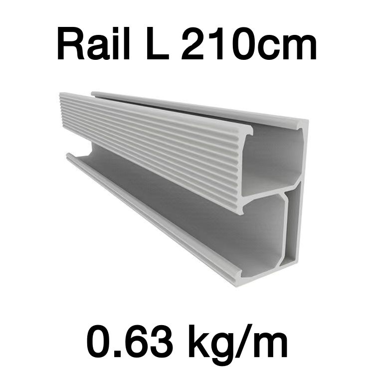 Solar Rail รางอลูมิเนียมยึดแผง ยาว 210 cm.