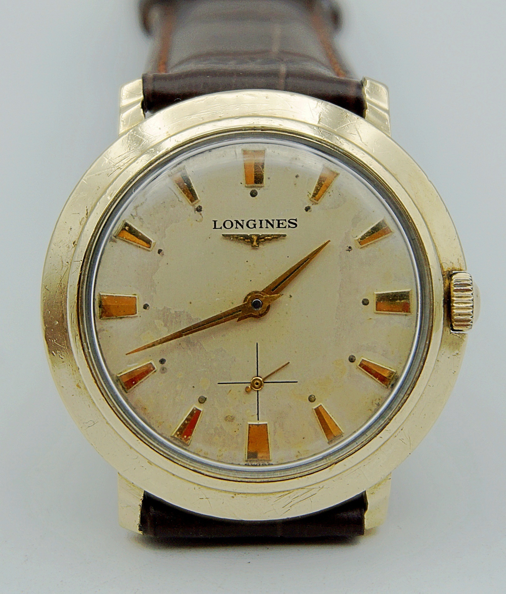 นาฬิกาเก่า LONGINES ไขลาน สองเข็มครึ่ง