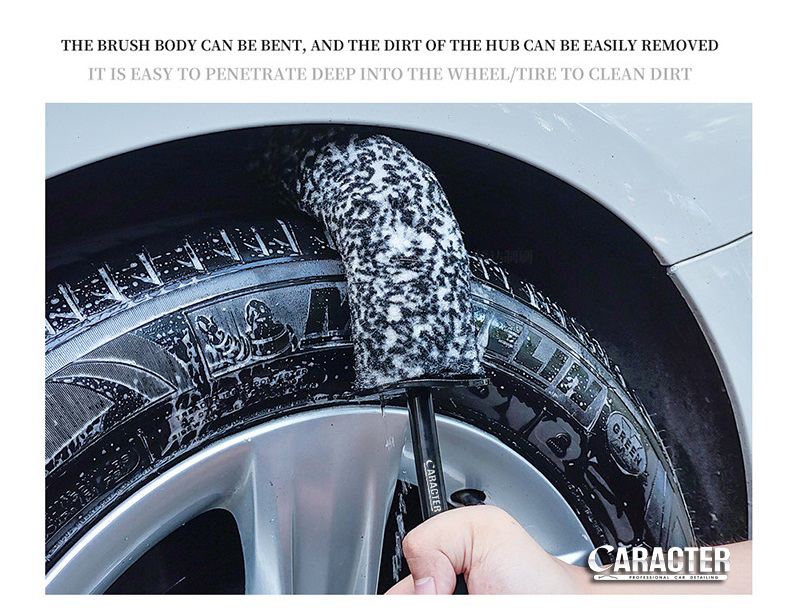 แปรงทำความสะอาดล้อแม็กซ์ CARACTER Speed Wheel Brush