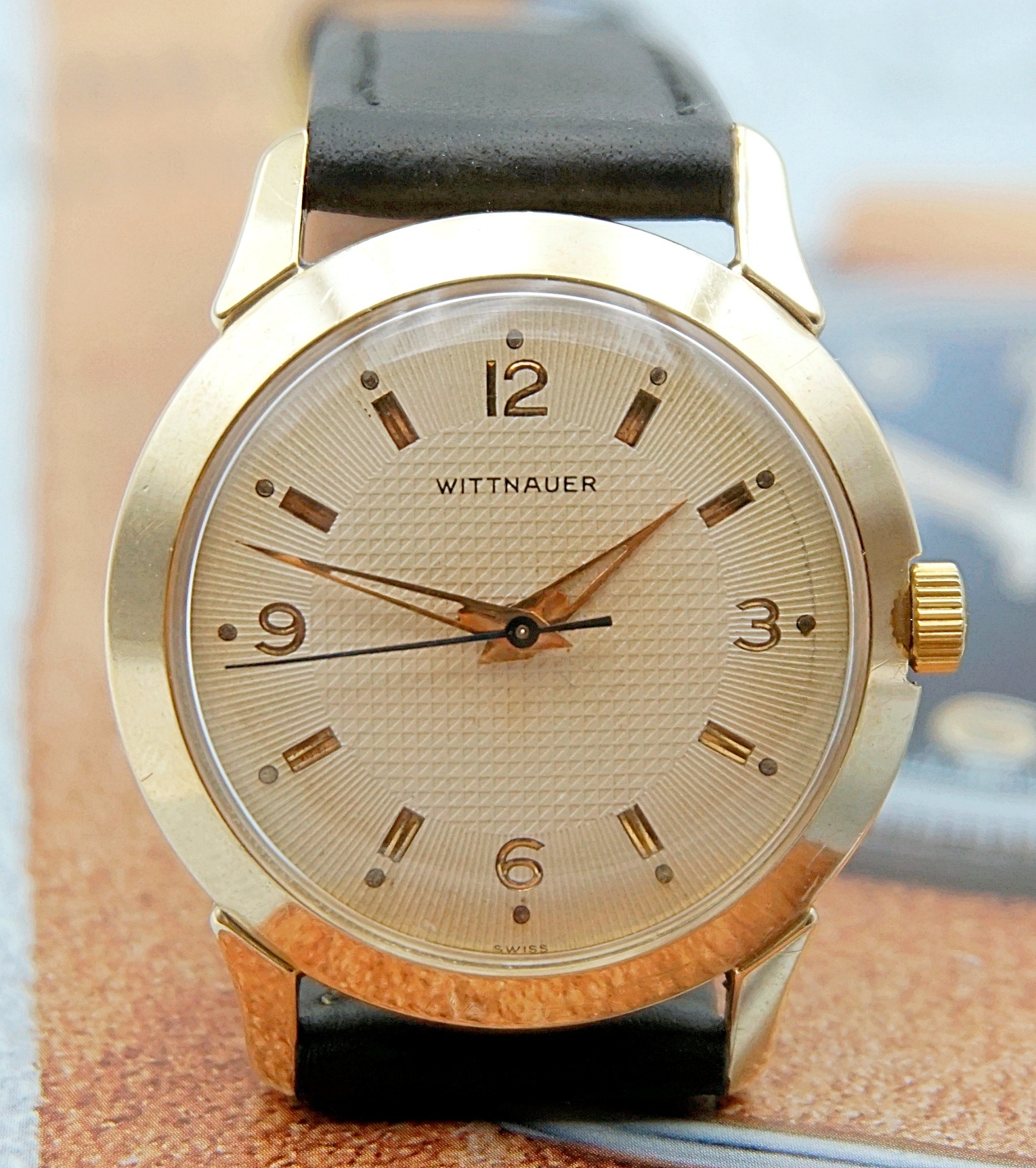 นาฬิกาเก่า WITTNAUER BY LONGINES ไขลาน