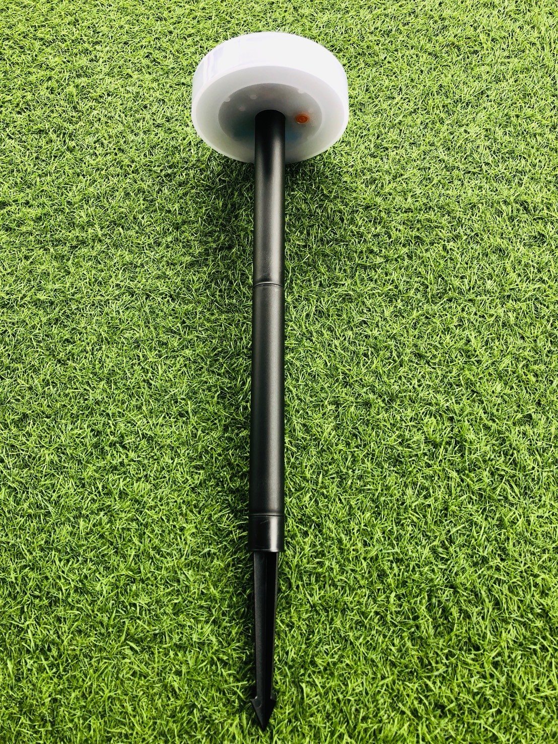 โคมไฟฝังพื้นโซล่าเซลล์ ทรงกลม รุ่น DPD-0544 (แสงขาว + เหลืองวอมไวท์)