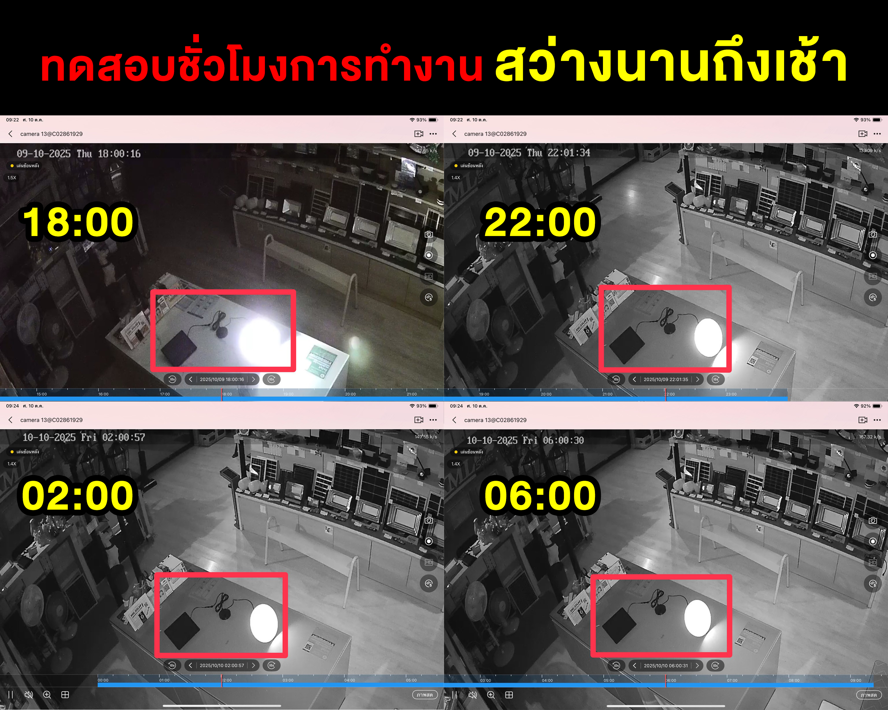 โคมไฟโซล่าเซลล์ ติดเพดาน รุ่น LSXML-241-A (เปิดได้ 2 แสง)