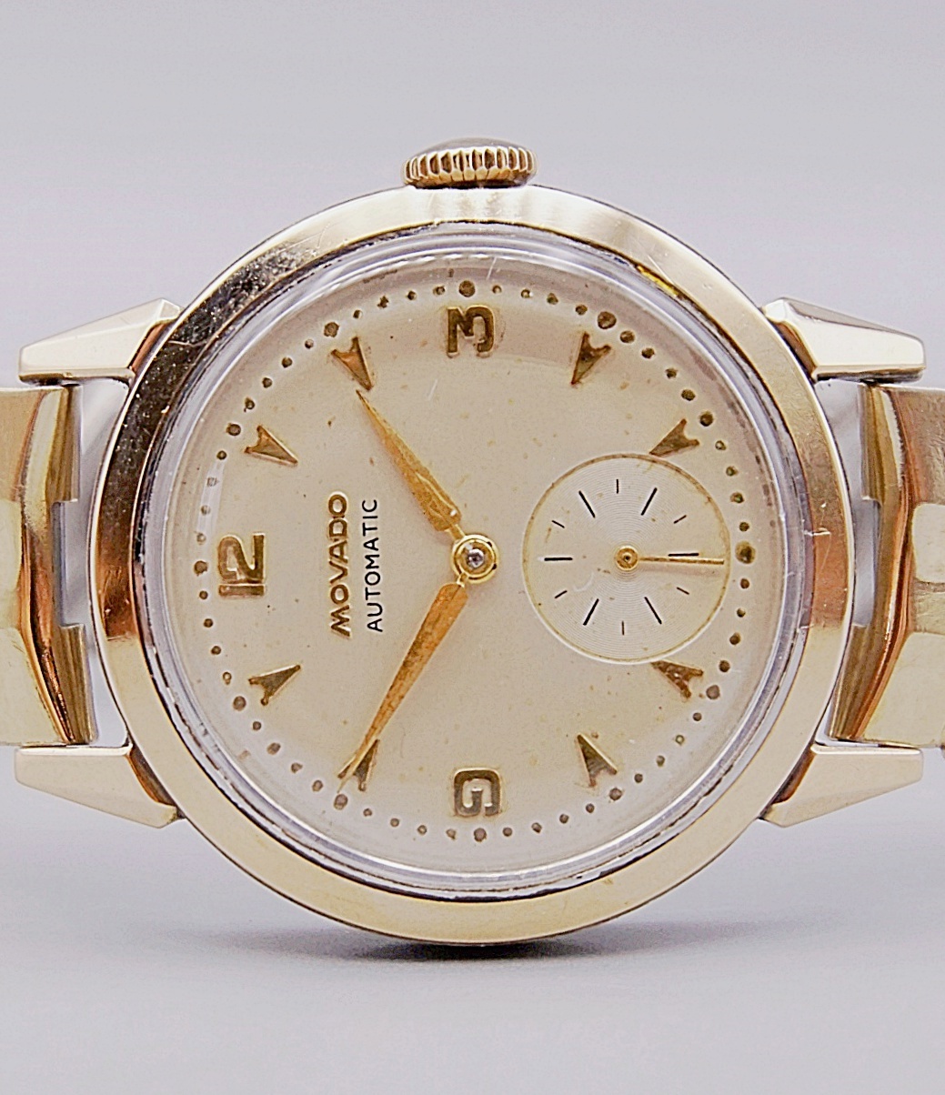 นาฬิกาเก่า MOVADO ออโตเมติกครึ่งรอบ