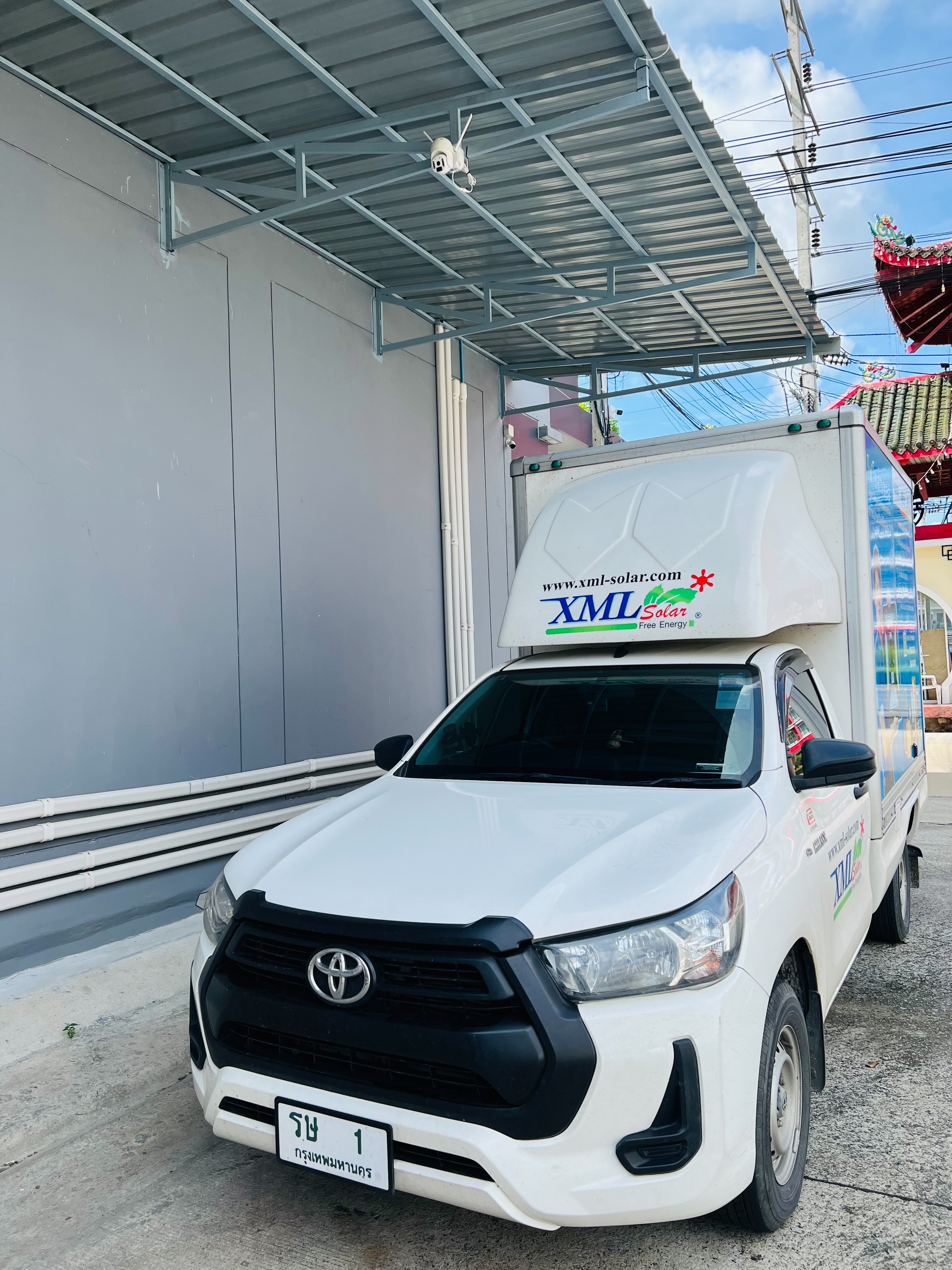 กล้องวงจรปิดโซล่าเซลล์ รุ่นหมุนรอบทิศ (ระบบ 4G) Full HD Camera (1080P)