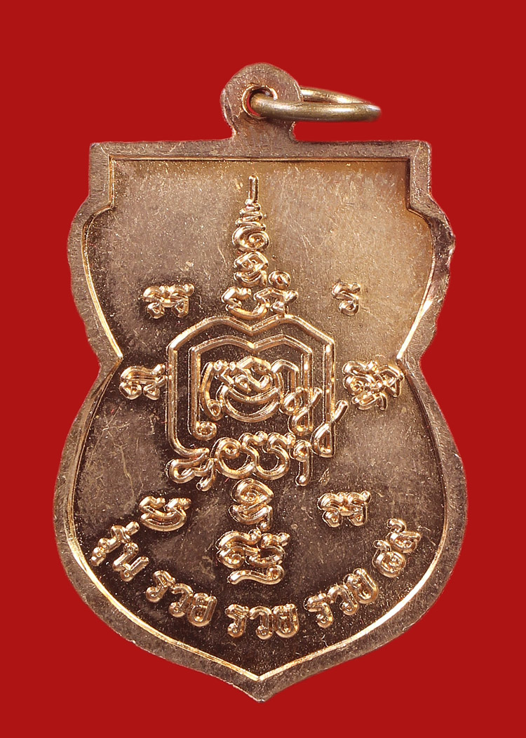 เหรียญเสมาครึ่งองค์89 หลวงพ่อรวย วัดตะโก ปี2553