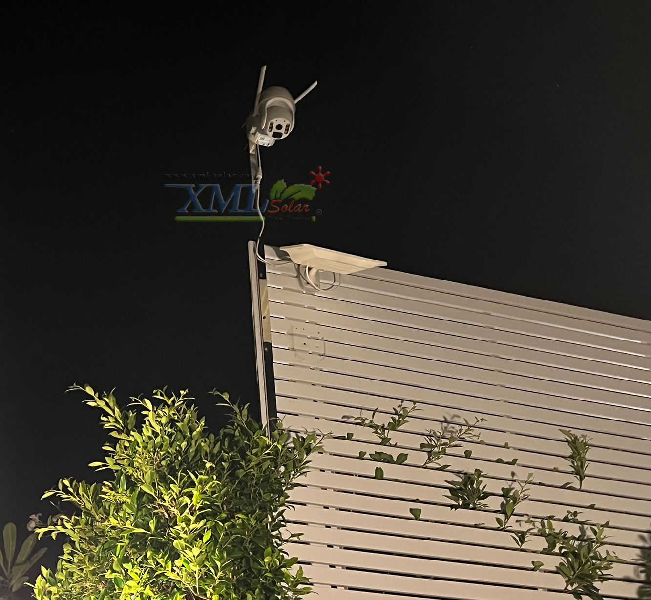 กล้องวงจรปิดโซล่าเซลล์ รุ่นหมุนรอบทิศ (ระบบ WIFI) Full HD Camera (1080P)