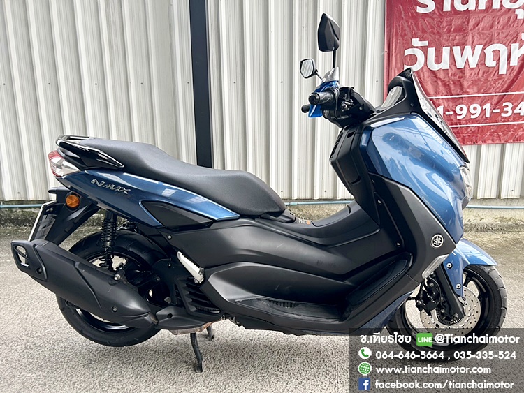 ★ฟรีดาวน์★N-MAX ปี 66 สีน้ำเงิน วิ่งน้อย ขับขี่นิ่มๆ เครื่องเดิมๆ ดอกยางแน่น เครื่องดี ศูนย์ดี ตัวรถพร้อมใช้งาน ราคา 77,500