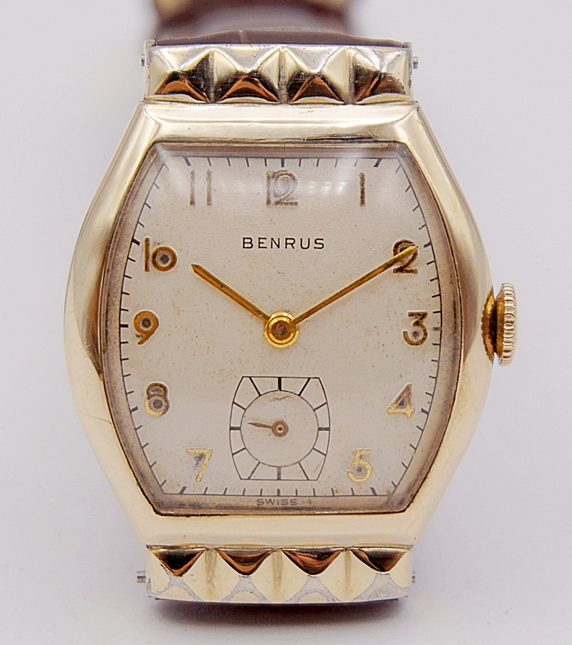 นาฬิกาเก่า BENRUS ไขลานสองเข็มครึ่ง