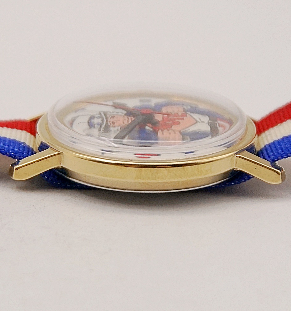 นาฬิกาเก่า TIMEX Uncle Sam Vote ไขลาน