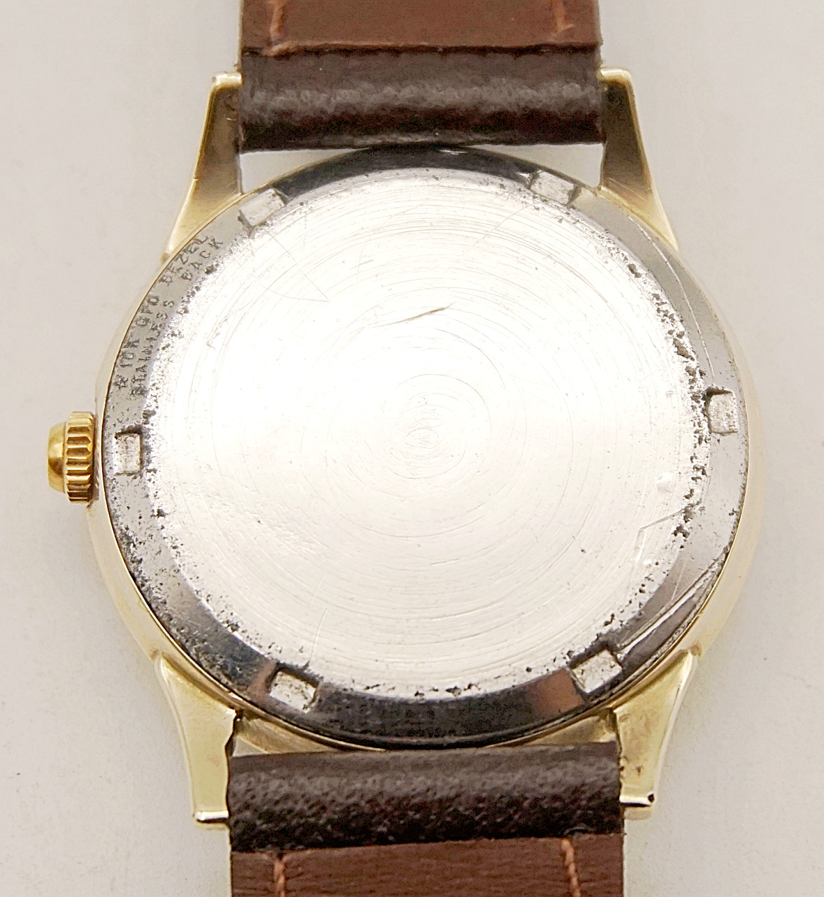 นาฬิกาเก่า WITTNAUER BY LONGINES ไขลานสองเข็มครึ่ง