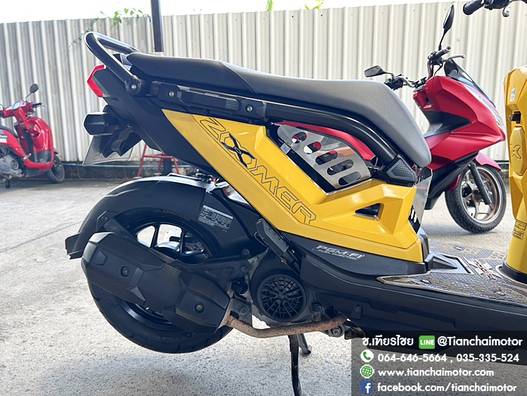 ★ดาวน์ 5,000★ZOOMER-X ปี66 สีเหลือง วิ่งน้อย ชุดสวยรอบคัน เดิมๆทั้งคัน เครื่องแน่น เครื่องดี ศูนย์ดี รถพร้อมใช้งาน ราคา 43,900