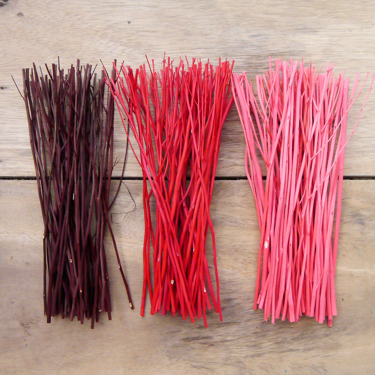 ก้านไม้งาไม่ตัด สีธรรมชาติ/ย้อมสี 100/300/500/1000g