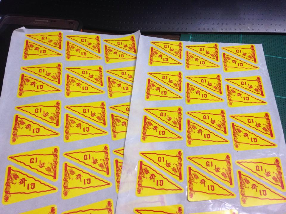 สติ้กเกอร์ ธง เจ
