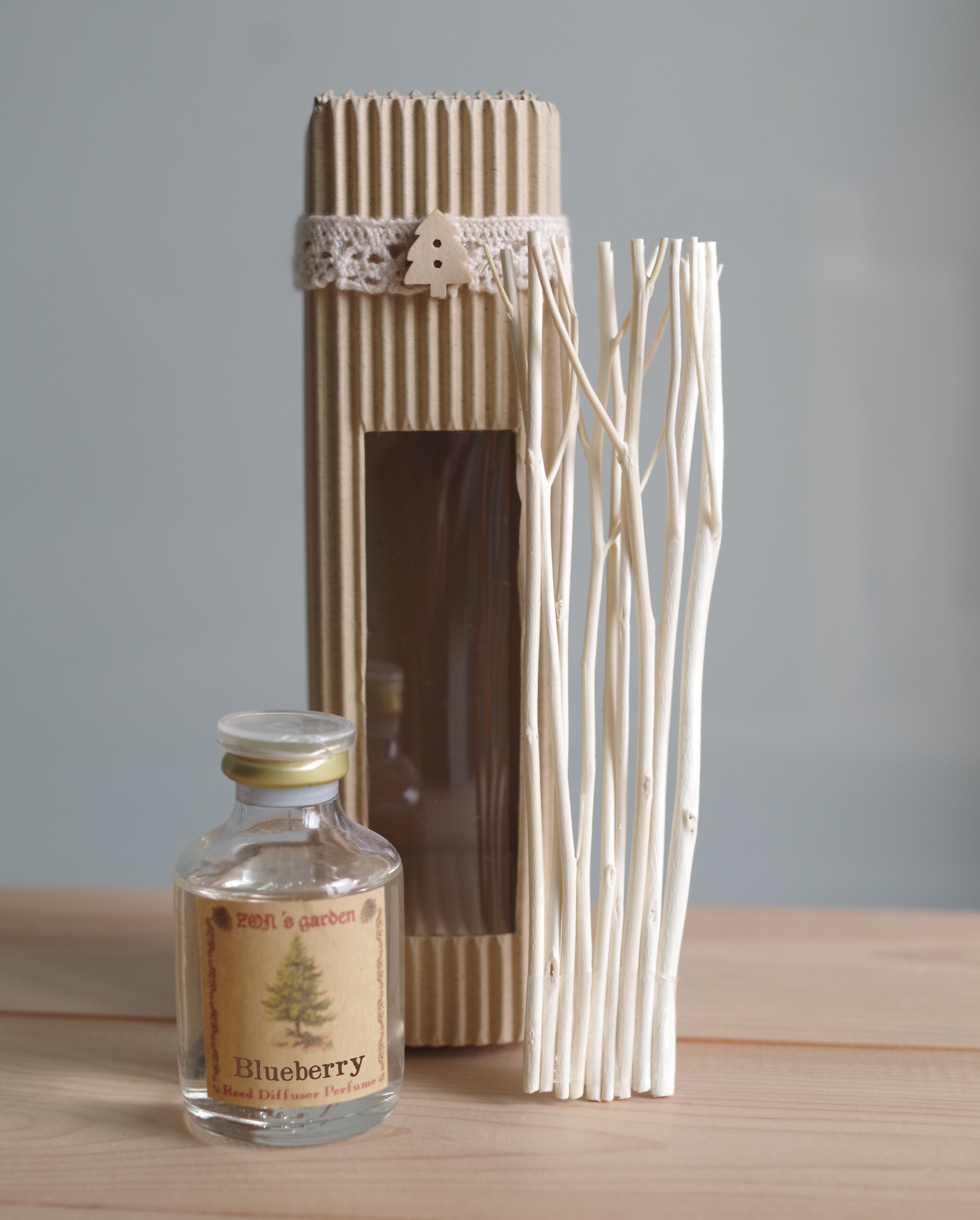 เซ็ตน้ำหอมกลิ่นบลูเบอรี่ +ก้านไม้กระจายกลิ่น 30cc.