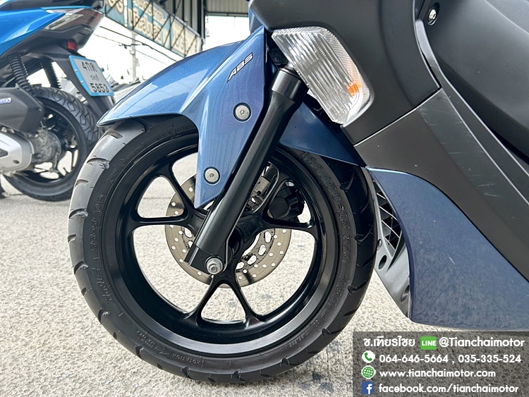 ★ฟรีดาวน์★N-MAX ปี 66 สีน้ำเงิน วิ่งน้อย ขับขี่นิ่มๆ เครื่องเดิมๆ ดอกยางแน่น เครื่องดี ศูนย์ดี ตัวรถพร้อมใช้งาน ราคา 77,500