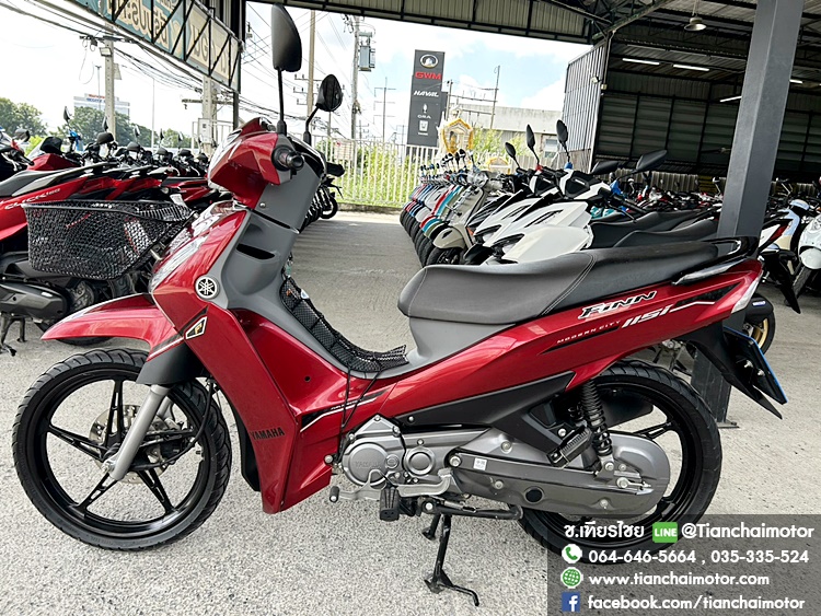 ★ดาวน์3,500★FINN ปี67 สีแดง ล้อแม็กซ์ วิ่งเพียง 3000 กิโล ชุดสีสวย เครื่องเดิมๆ เครื่องแน่น ขับขี่นิ่ม ประหยัด ศูนย์ดี ราคา 40,900